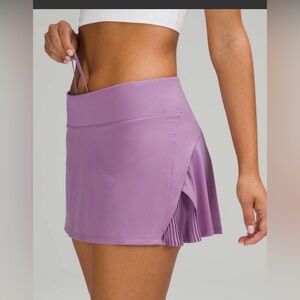 Lululemon Play Off The Pleats Mid Rise Skirt
Wisteria Purple